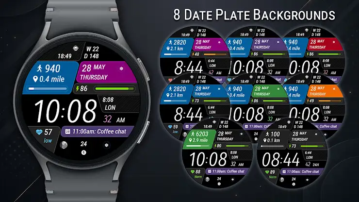 VF02 Digital Watch Face screenshot 3