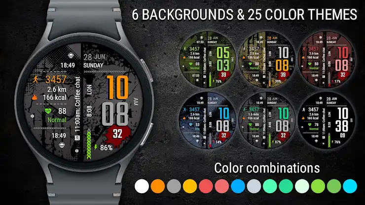 VF03 Digital Watch Face screenshot 4