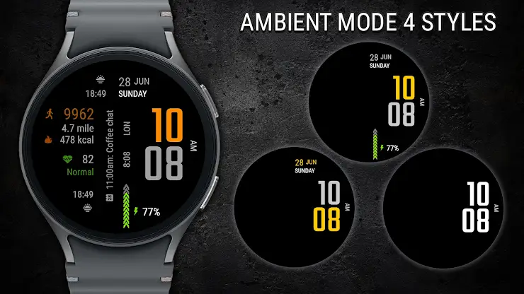VF03 Digital Watch Face screenshot 5