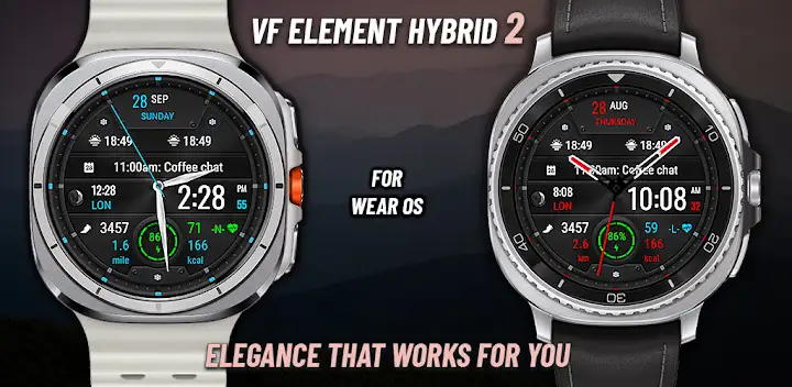 VF Element Hybrid 2 Watch Face — Android app banner