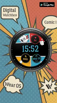 Digital Watchface Comic 1 screenshot 1
