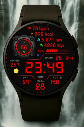 Vortexion Digital Watch Face screenshot 8