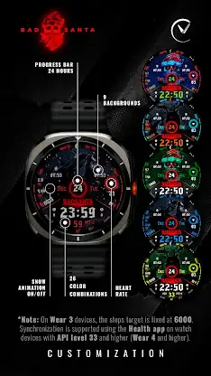 BAD SANTA Christmas Watch Face screenshot 6