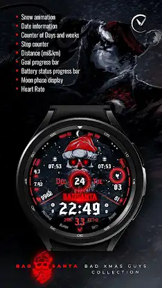 BAD SANTA Christmas Watch Face screenshot 2