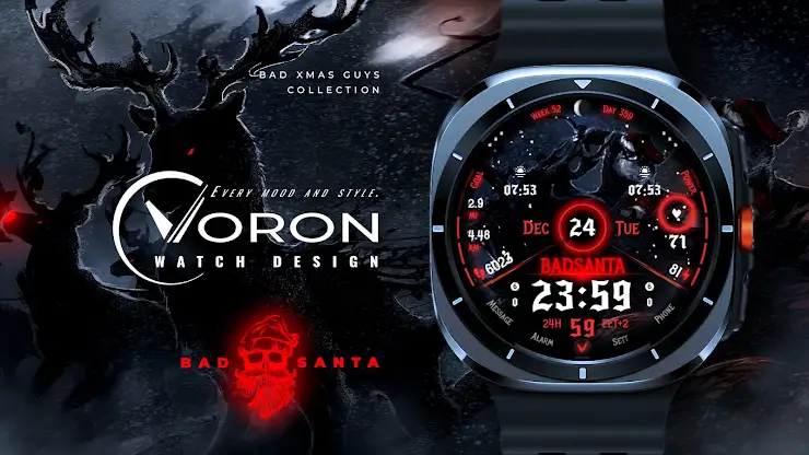 BAD SANTA Christmas Watch Face screenshot 1