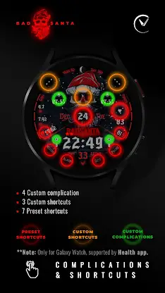 BAD SANTA Christmas Watch Face screenshot 7