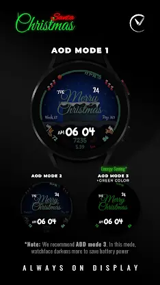 CHRISTMAS SANTA Watch Face screenshot 7