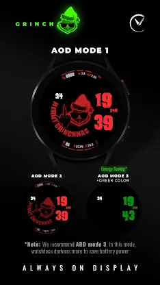 GRINCH Christmas Watch Face screenshot 8