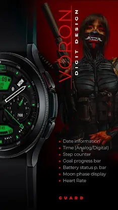 Voron GUARD Watch Face screenshot 2