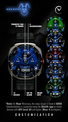 KRAMPUS Christmas Watch Face screenshot 6