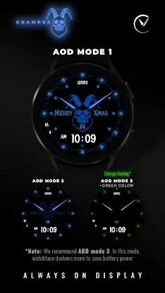 KRAMPUS Christmas Watch Face screenshot 8