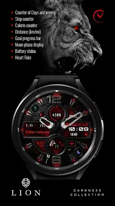 Voron LION Watch Face screenshot 2