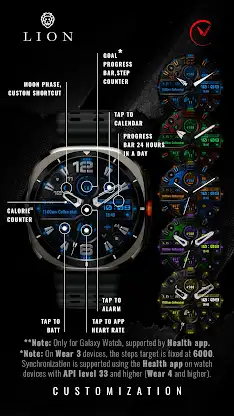 Voron LION Watch Face screenshot 6