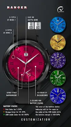 Voron RANGER Analog Watch Face screenshot 5