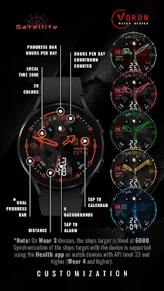 Voron SATELLITE Watch Face screenshot 6