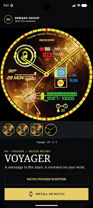 Voyager Analog Watch Face screenshot 1