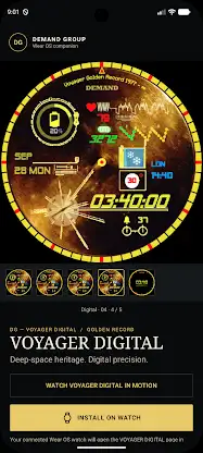 Voyager Digital Watch Face screenshot 3