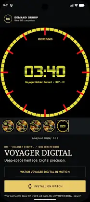 Voyager Digital Watch Face screenshot 2