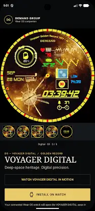 Voyager Digital Watch Face screenshot 4