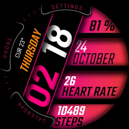 Watch Face H1 screenshot 6