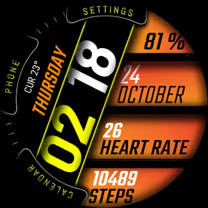Watch Face H1 screenshot 9