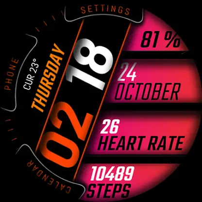 Watch Face H1 screenshot 10