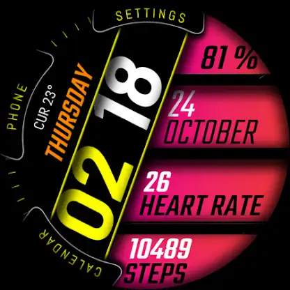 Watch Face H1 screenshot 7