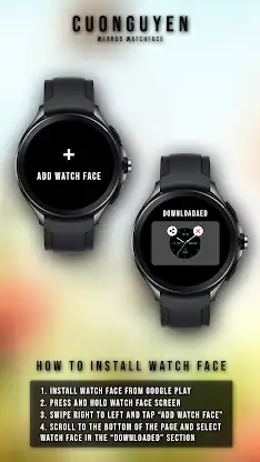 Watch face Vintage CNW0011 screenshot 5