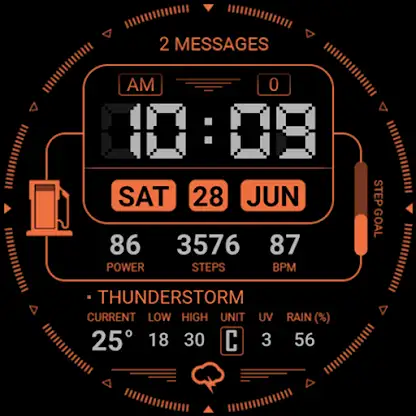 Watch face CNW0027 screenshot 8