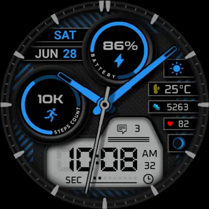 Watch face CNW-33 screenshot 8
