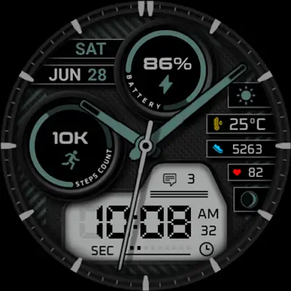 Watch face CNW-33 screenshot 7