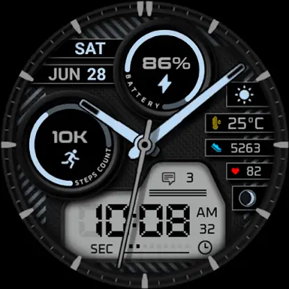 Watch face CNW-33 screenshot 5