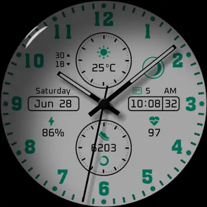 Watch face CNW-34 screenshot 6