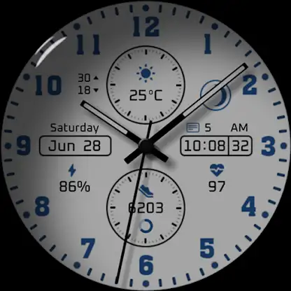 Watch face CNW-34 screenshot 8