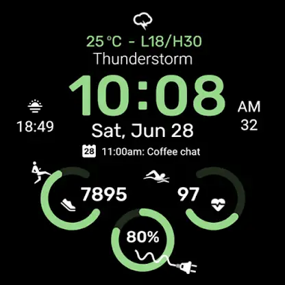 Watch face CNW-36 screenshot 7