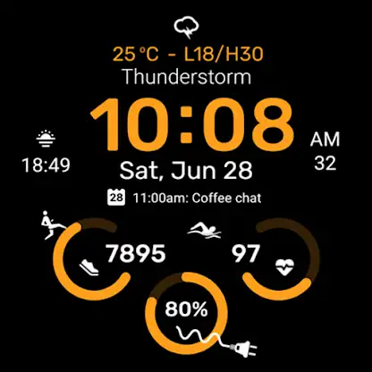 Watch face CNW-36 screenshot 8
