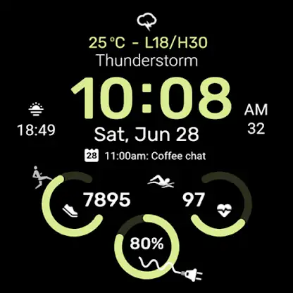 Watch face CNW-36 screenshot 6
