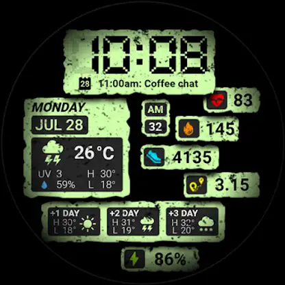 Watch face CNW-39 screenshot 6