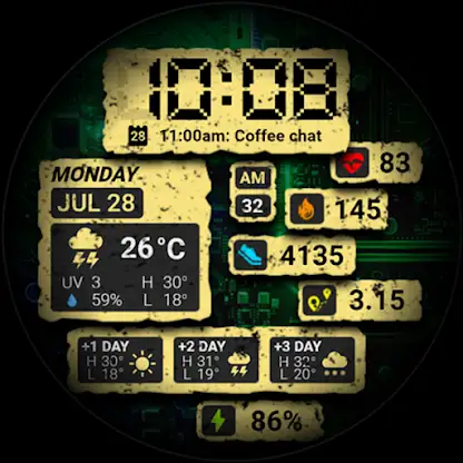 Watch face CNW-39 screenshot 5