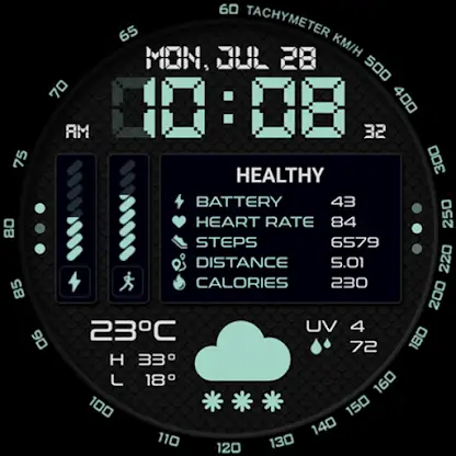 Watch face CNW-42 screenshot 8