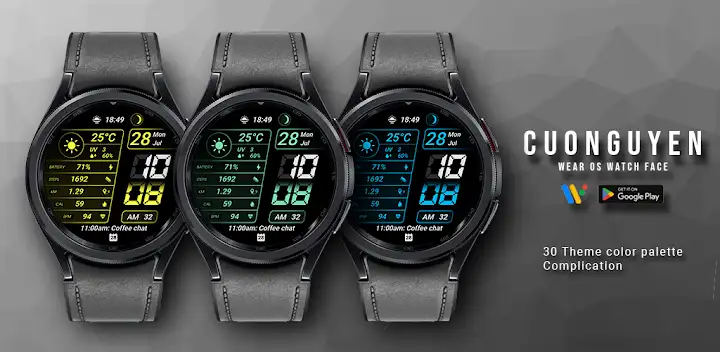 Watch face CNW-45 — Android app banner