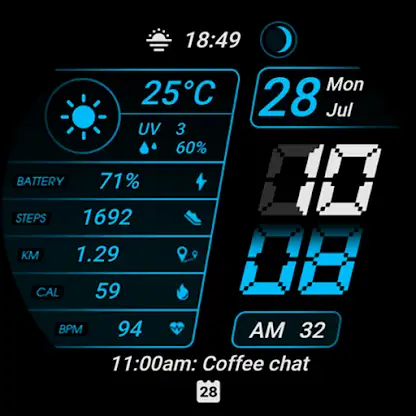 Watch face CNW-45 screenshot 5