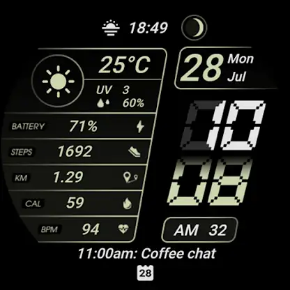 Watch face CNW-45 screenshot 8