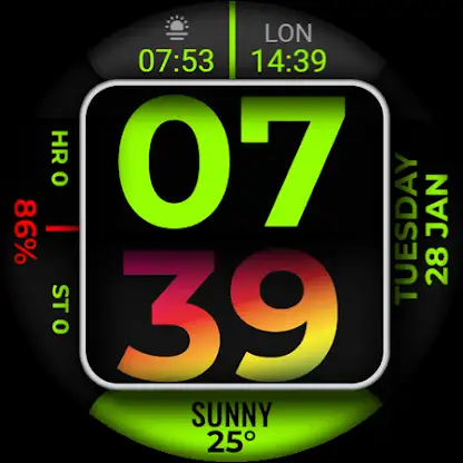 Watch Face FR2 screenshot 7