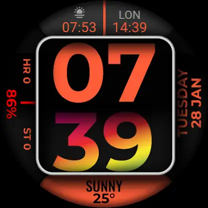 Watch Face FR2 screenshot 8
