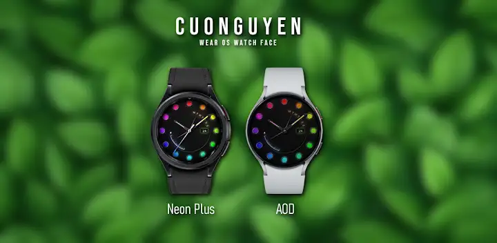 Watch face Neon Plus — Android app banner