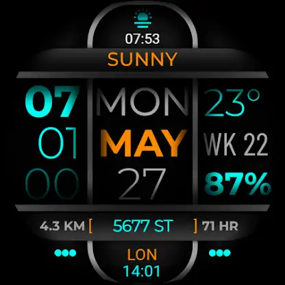 Watch Face WF117 screenshot 3