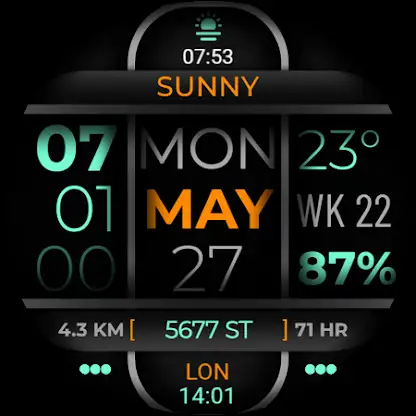 Watch Face WF117 screenshot 8