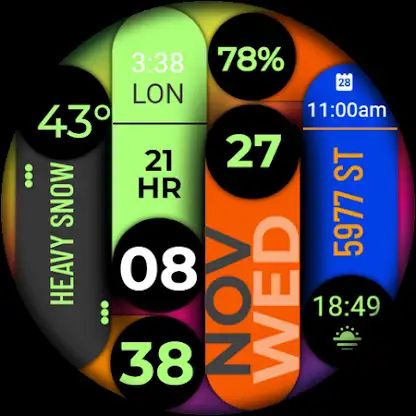 Watch Face WF118 screenshot 8