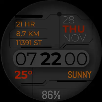 Watch Face WF119 screenshot 10